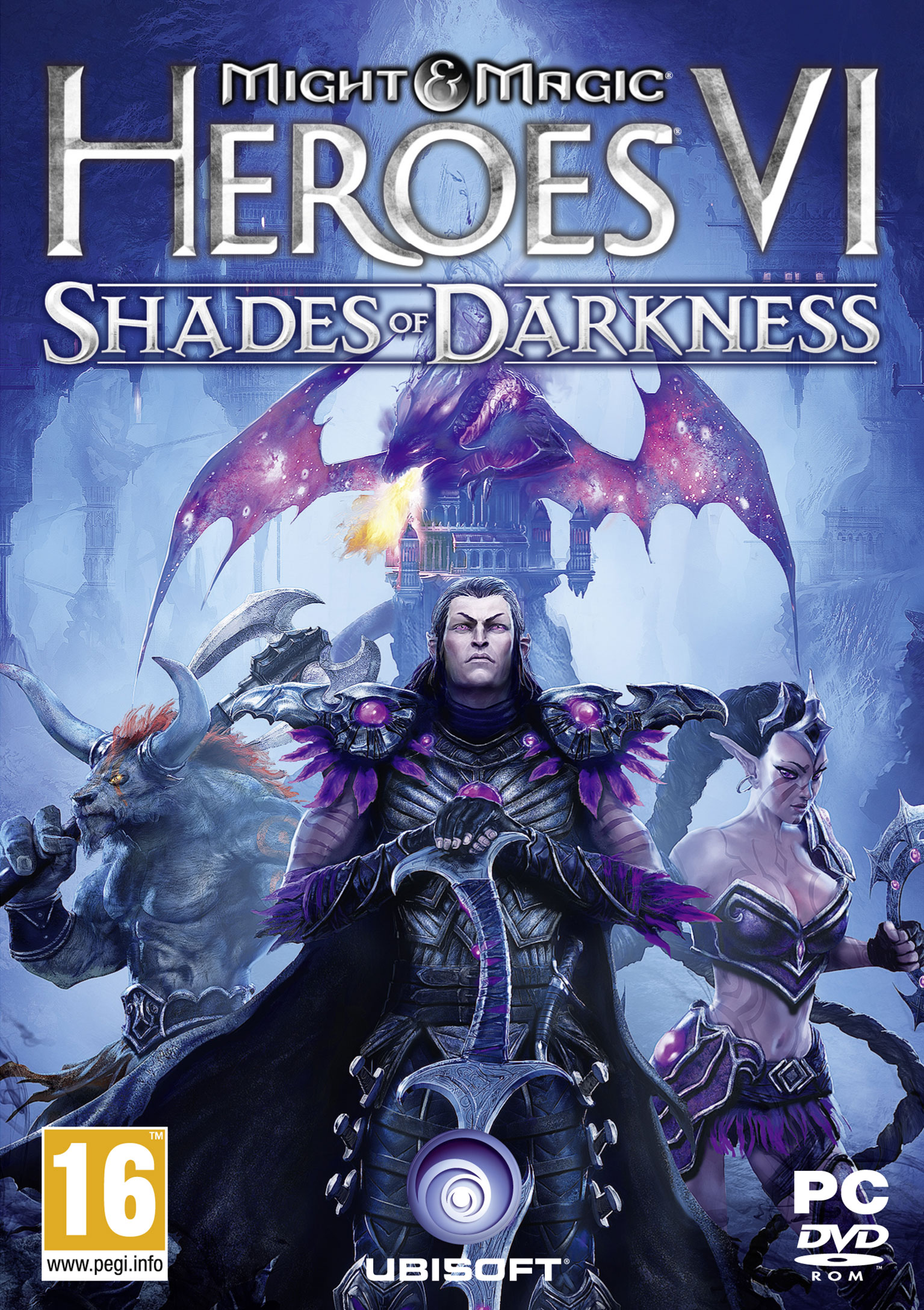 Might & Magic Heroes VI: Shades of Darkness - pedn DVD obal