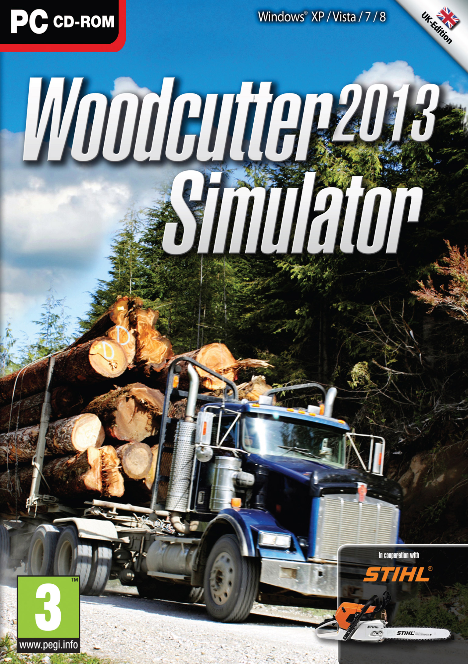 Woodcutter Simulator 2013 - pedn DVD obal