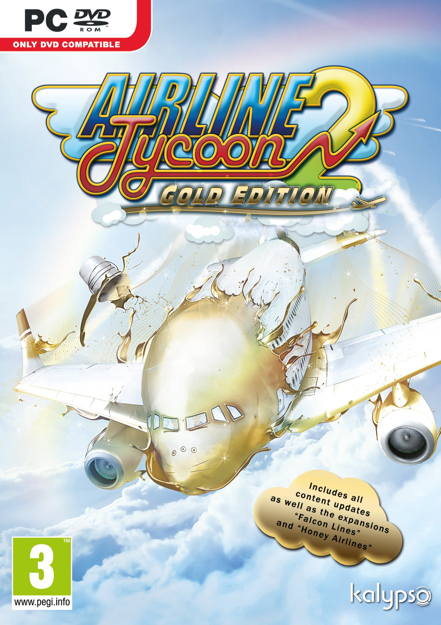 Airline Tycoon 2: Gold Edition - pedn DVD obal