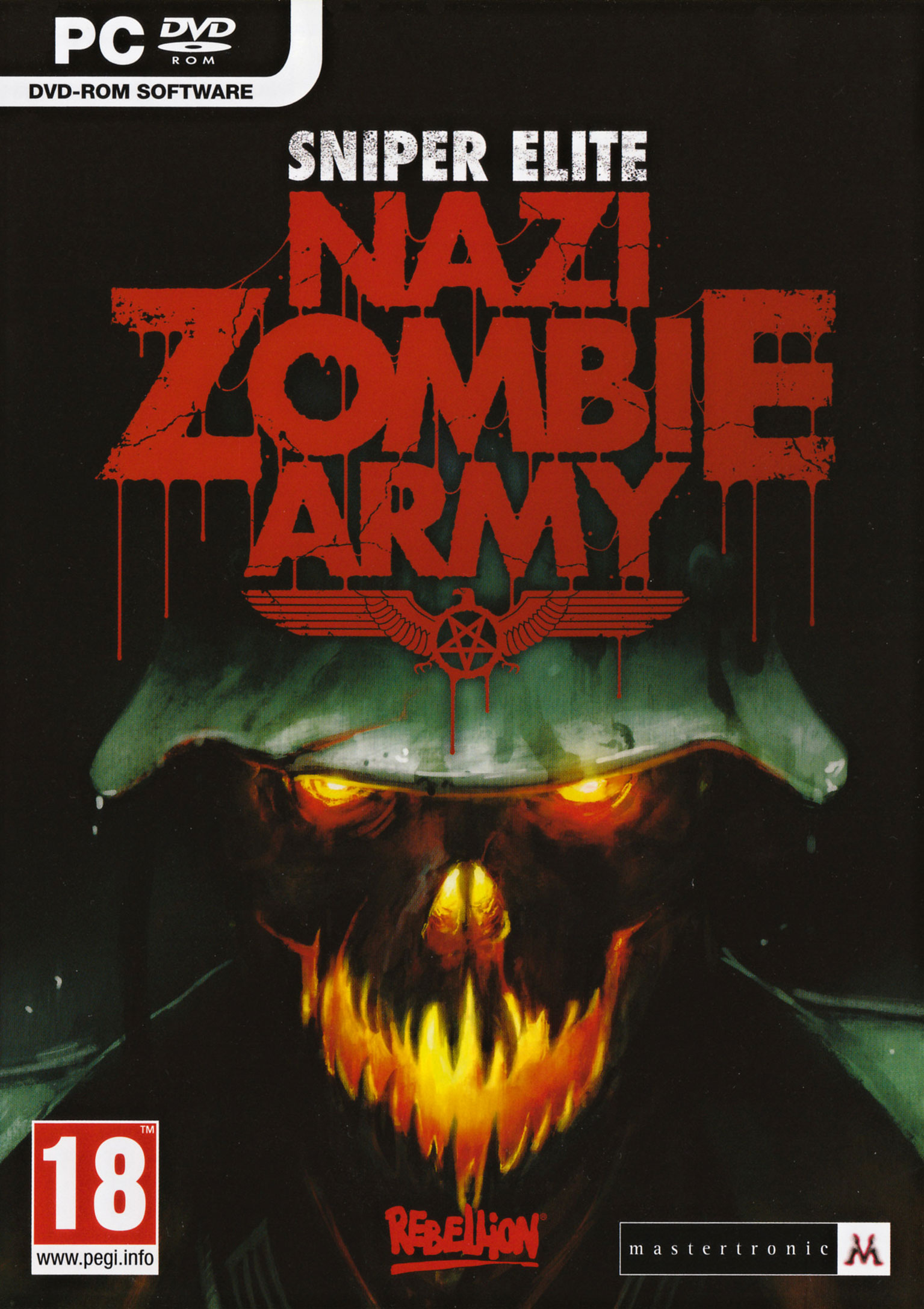 Sniper Elite: Nazi Zombie Army - pedn DVD obal