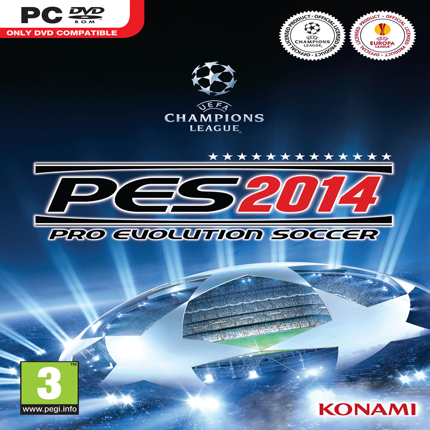Pro Evolution Soccer 2014 - pedn CD obal
