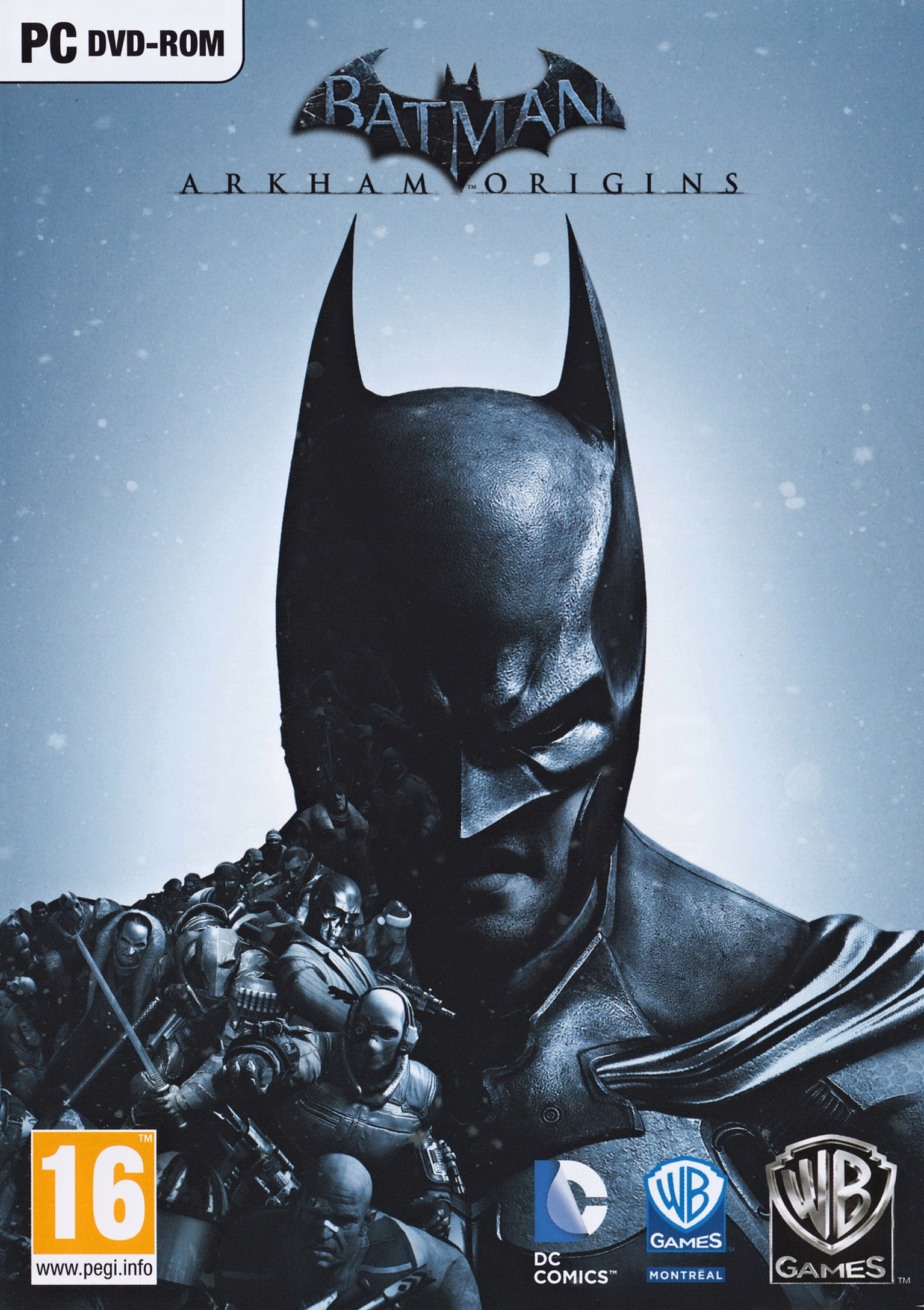 Batman: Arkham Origins - pedn DVD obal
