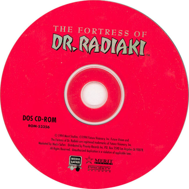 The Fortress of Dr. Radiaki - CD obal