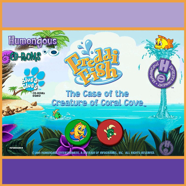 Freddi Fish 5: The Case of the Creature of Coral Cove - pedn CD obal