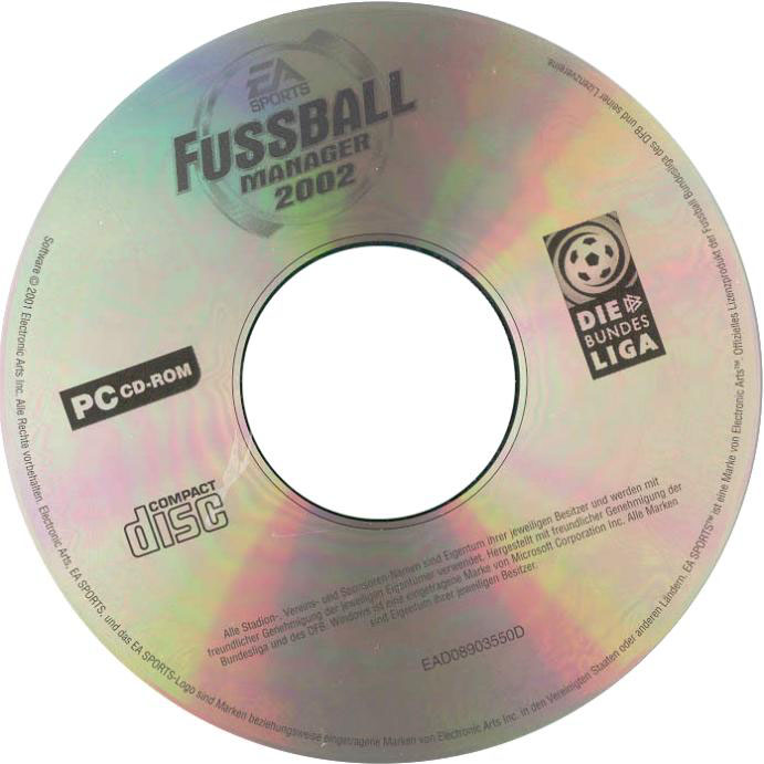 Fussball Manager 2002 - CD obal