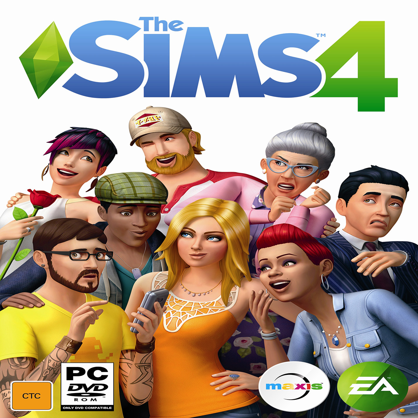 The Sims 4 - pedn CD obal