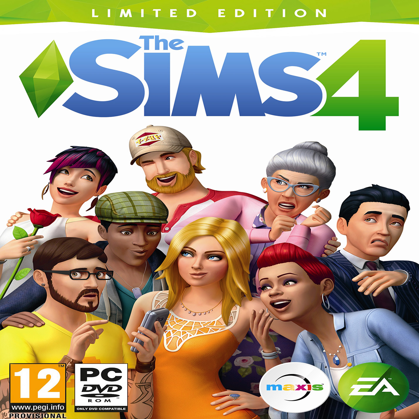 The Sims 4 - pedn CD obal 2