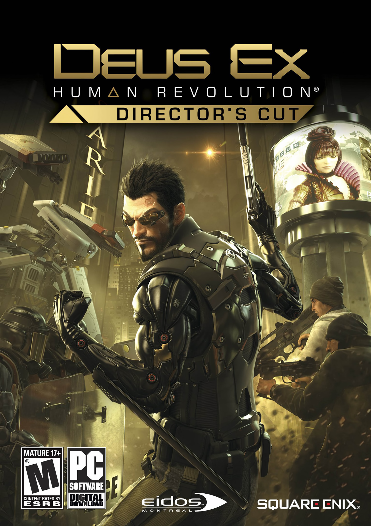 Deus Ex: Human Revolution - Directors Cut - pedn DVD obal