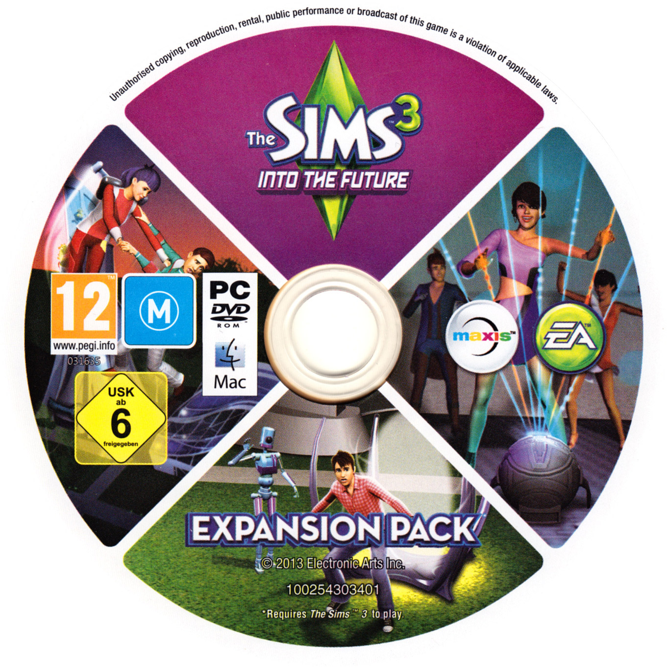 The Sims 3: Into The Future - CD obal