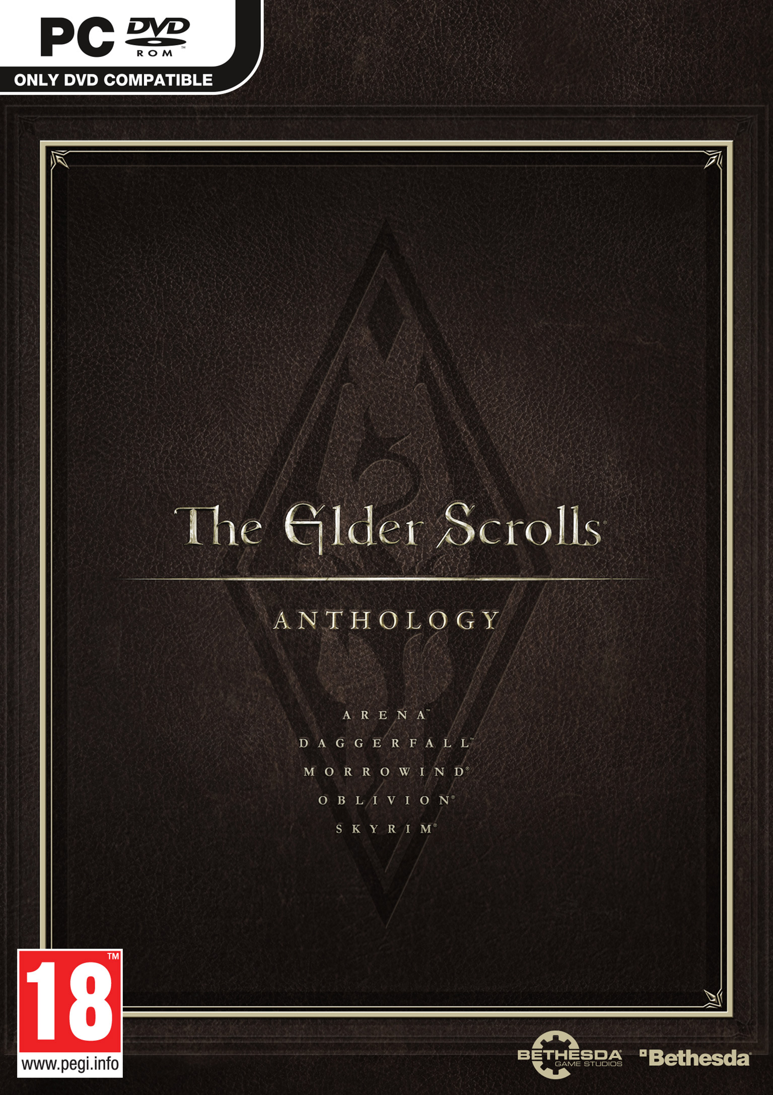 The Elder Scrolls Anthology - pedn DVD obal