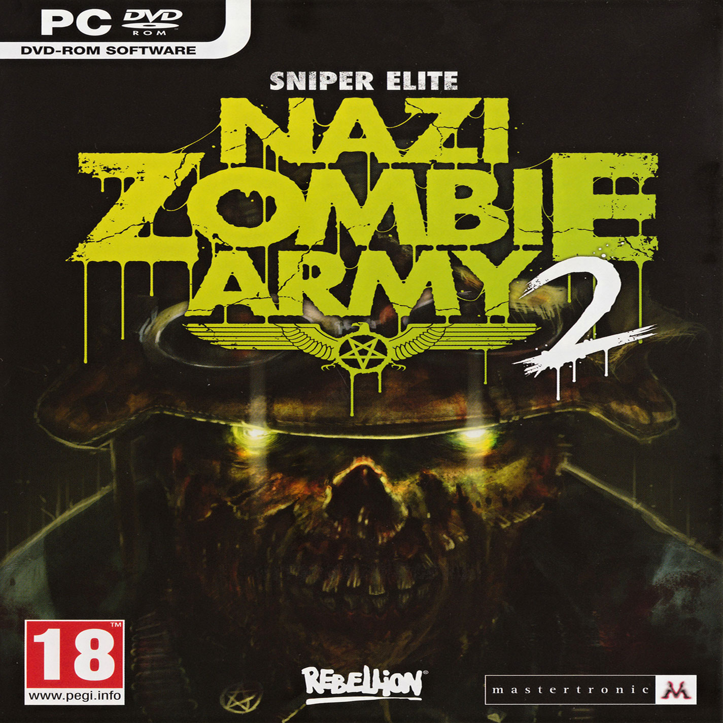 Sniper Elite: Nazi Zombie Army 2 - pedn CD obal
