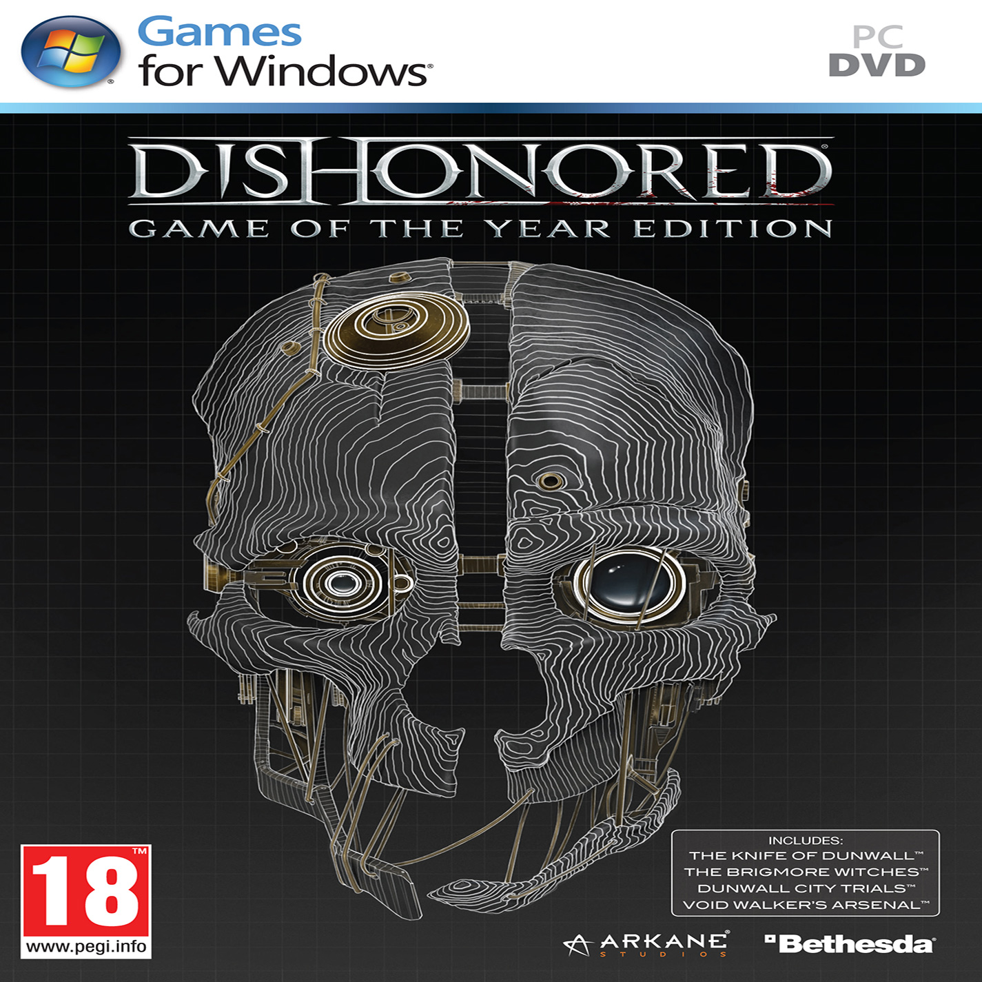 Dishonored: Game of the Year Edition - pedn CD obal