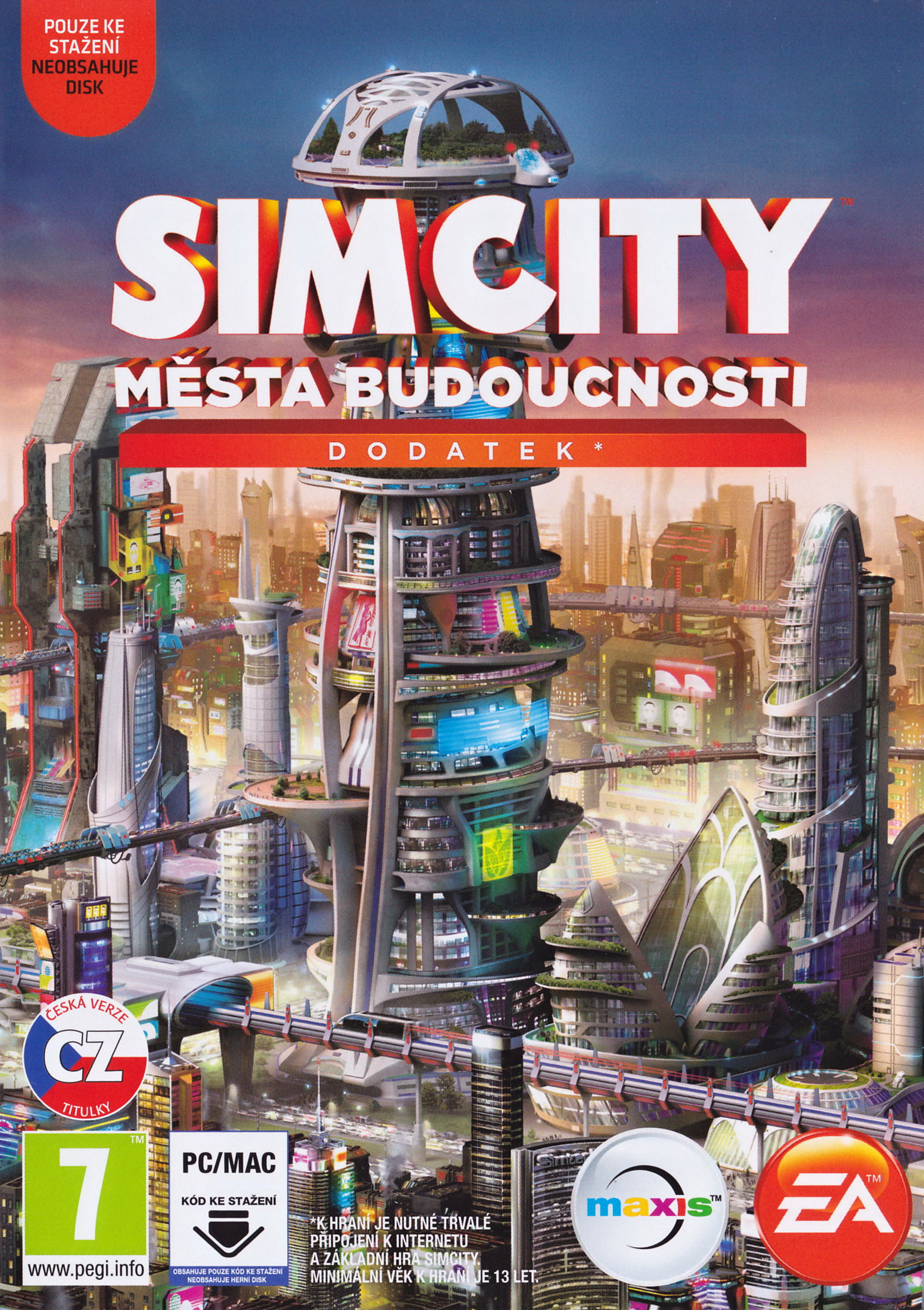 SimCity: Cities of Tomorrow - pedn DVD obal 2