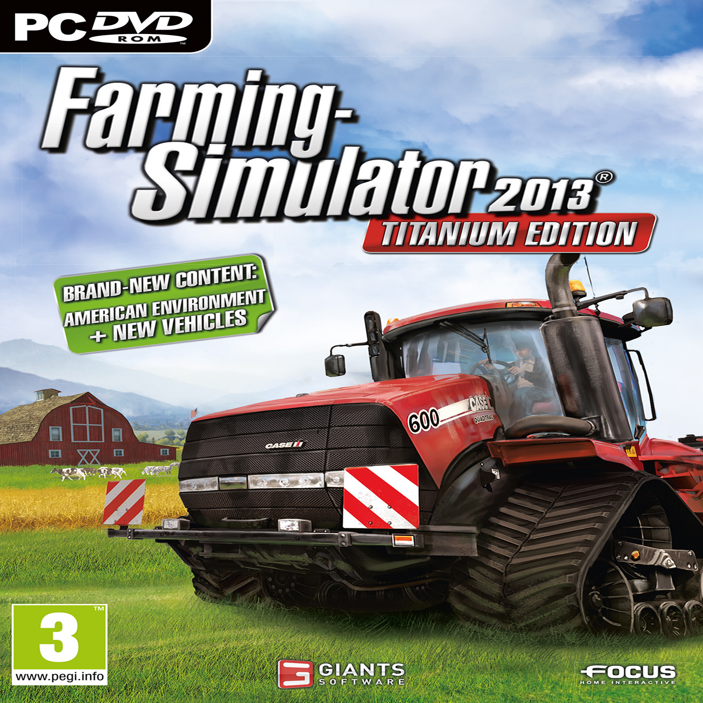 Farming Simulator 2013: Titanium Edition - pedn CD obal