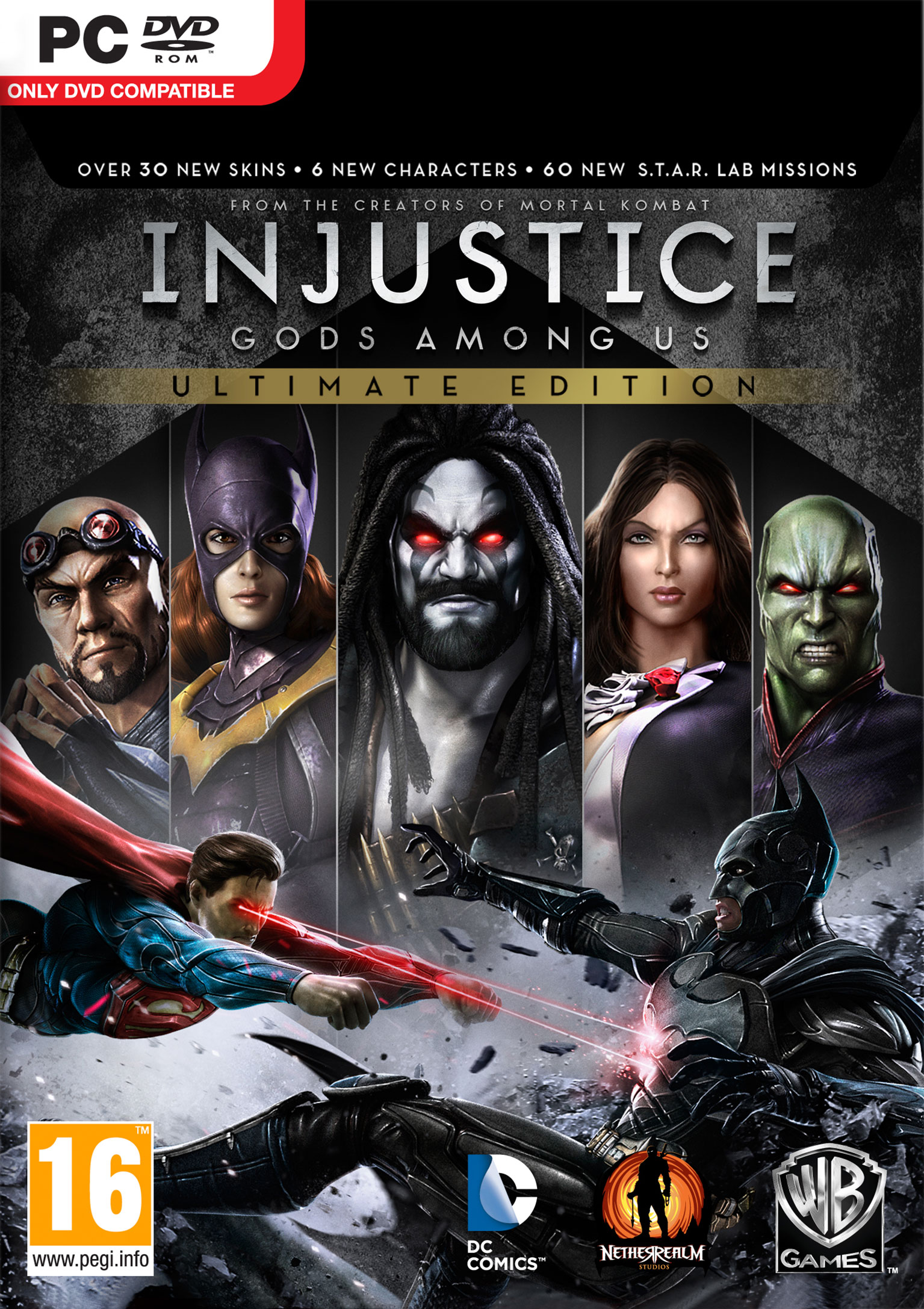 Injustice: Gods Among Us - Ultimate Edition - pedn DVD obal
