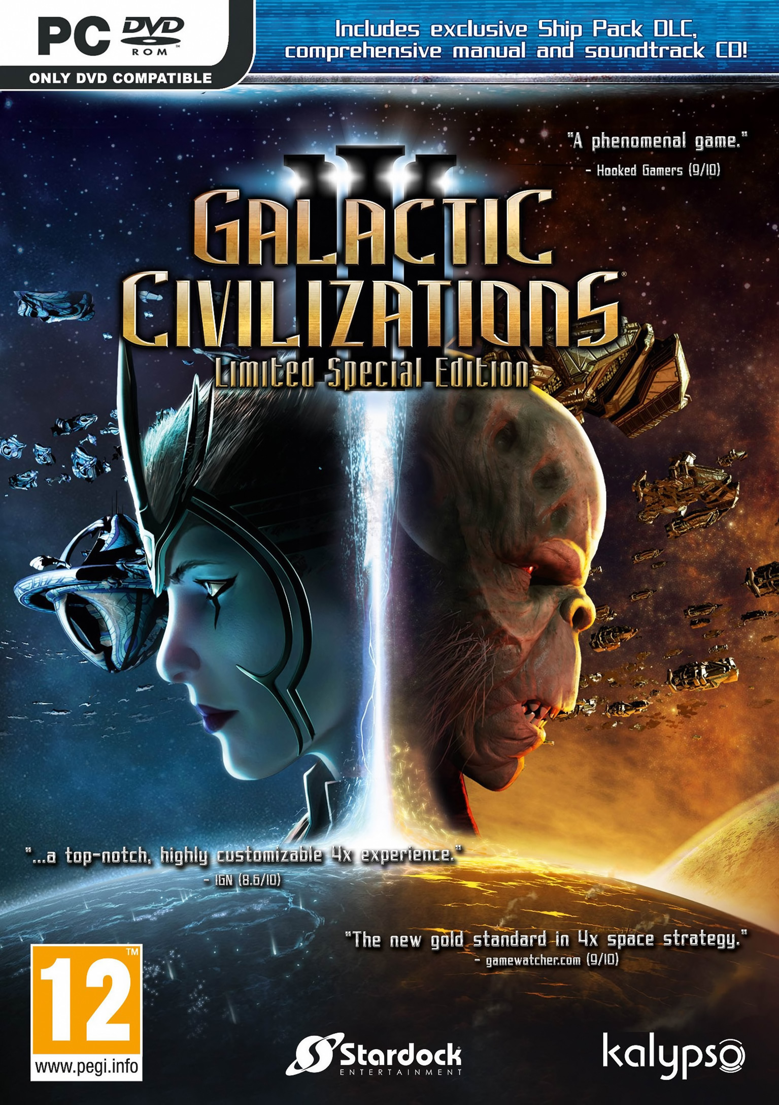 Galactic Civilizations III - pedn DVD obal