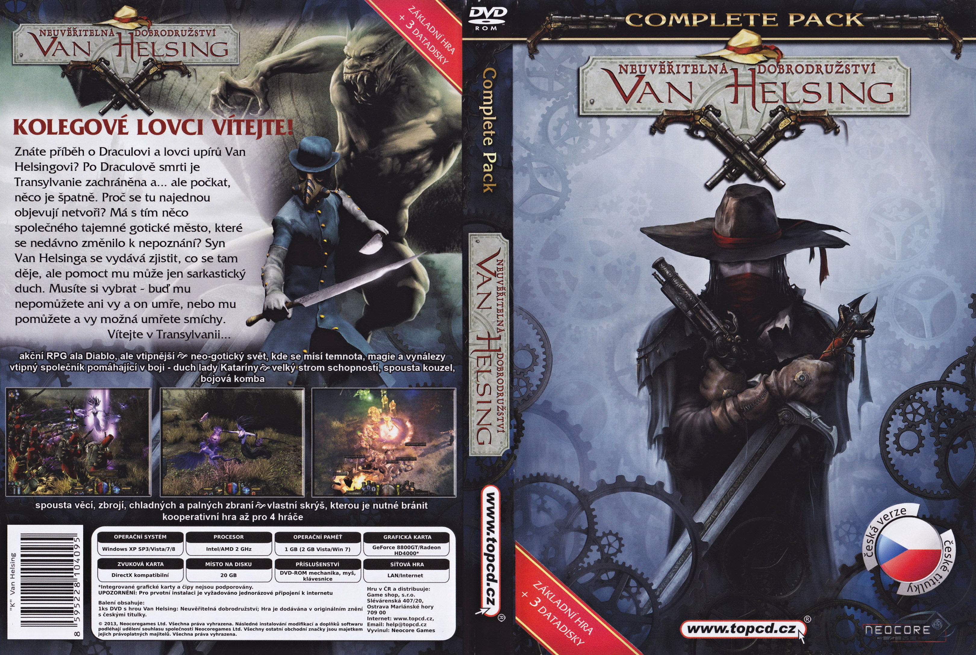 The Incredible Adventures of Van Helsing - Complete Pack - DVD obal