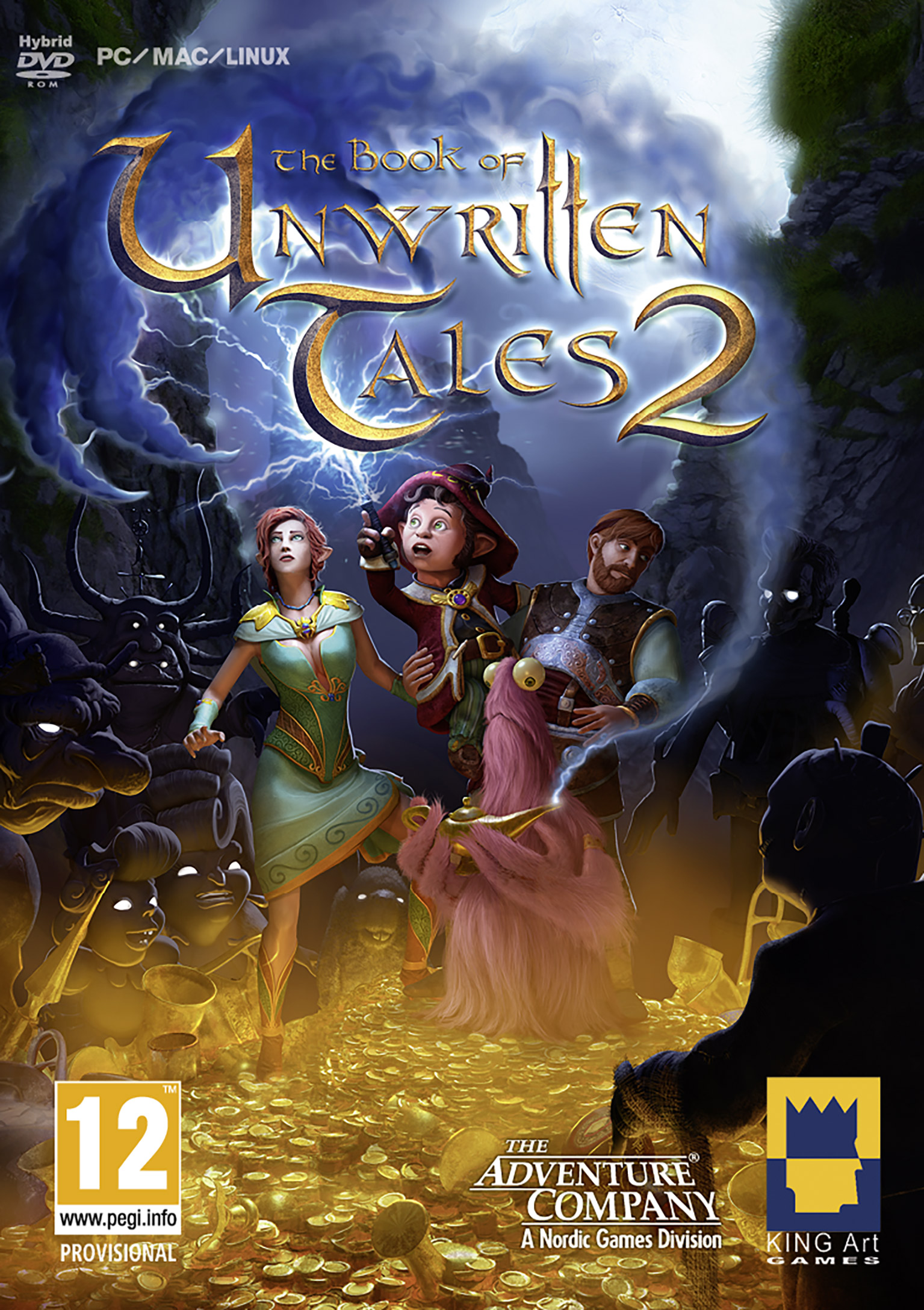 The Book of Unwritten Tales 2 - pedn DVD obal