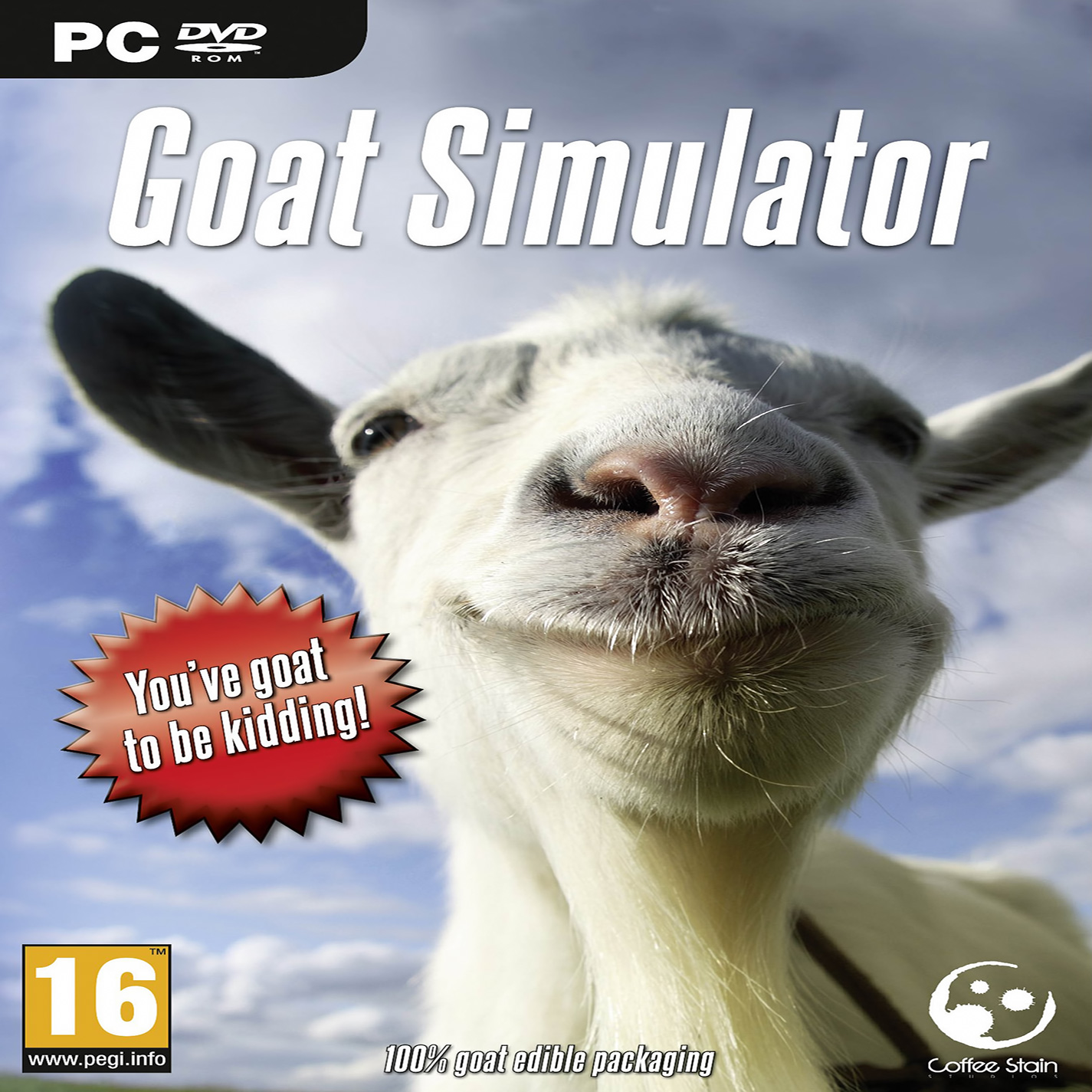 Goat Simulator - pedn CD obal