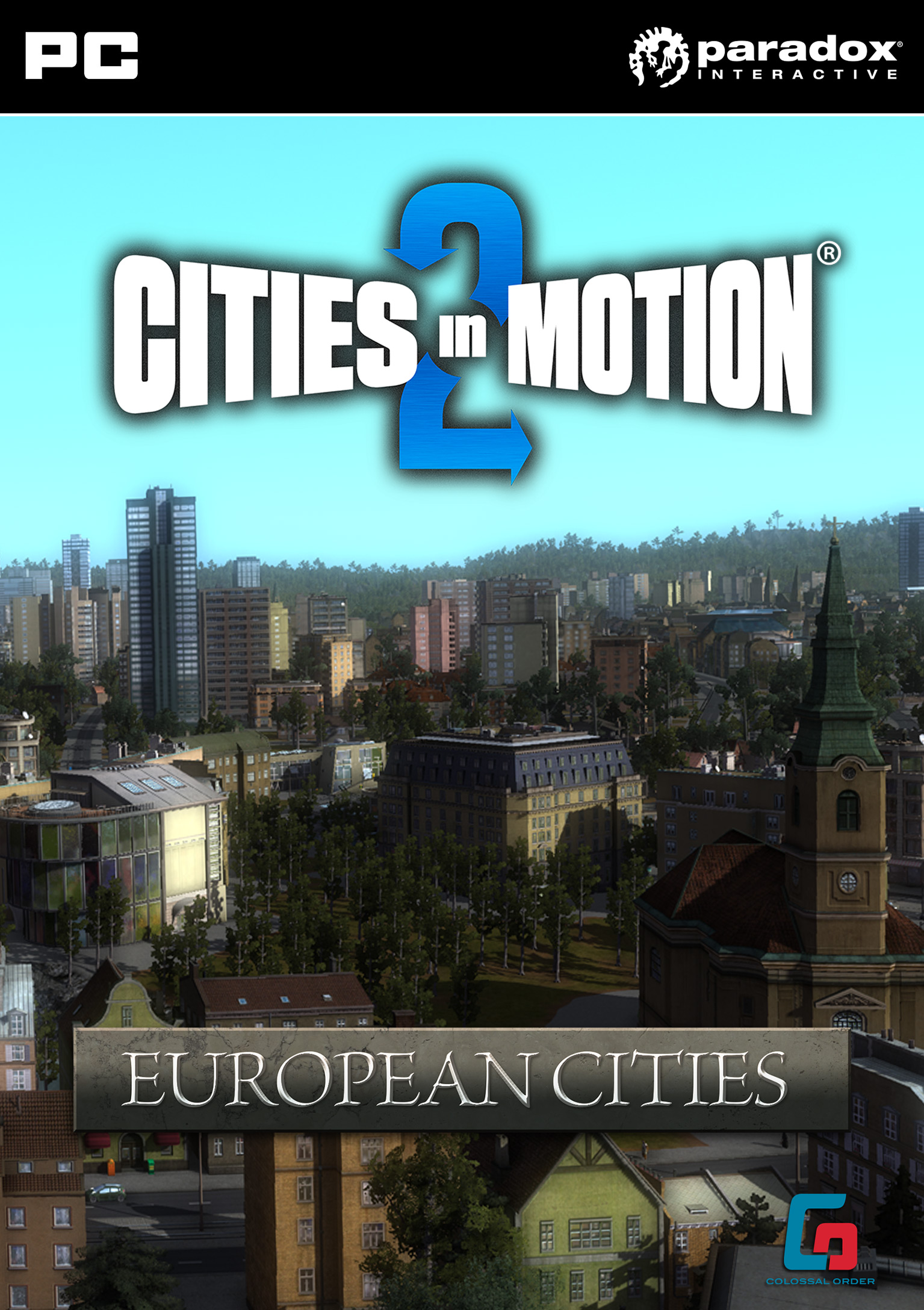 Cities in Motion 2: European Cities - pedn DVD obal
