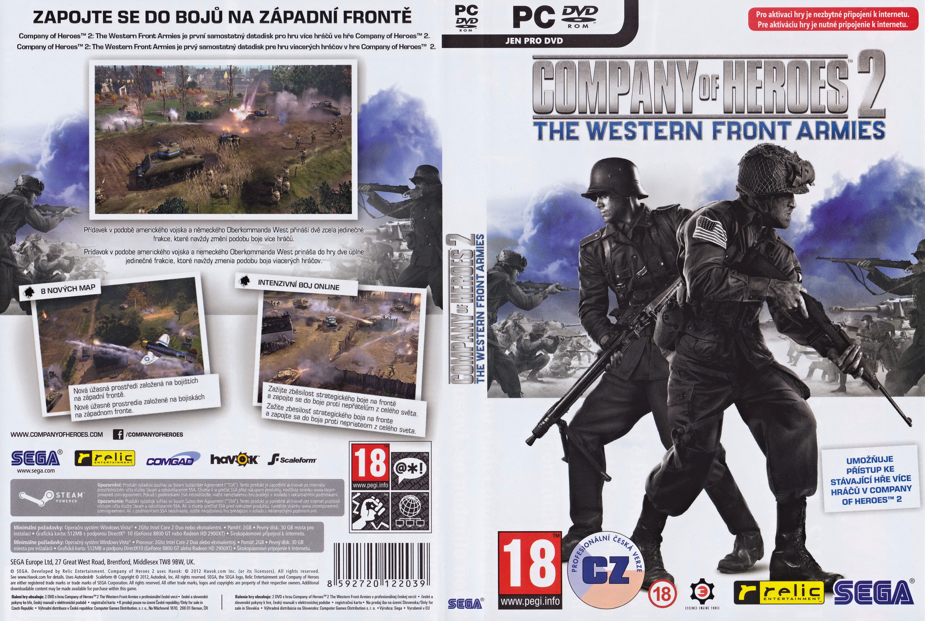 Company of Heroes 2: The Western Front Armies - DVD obal