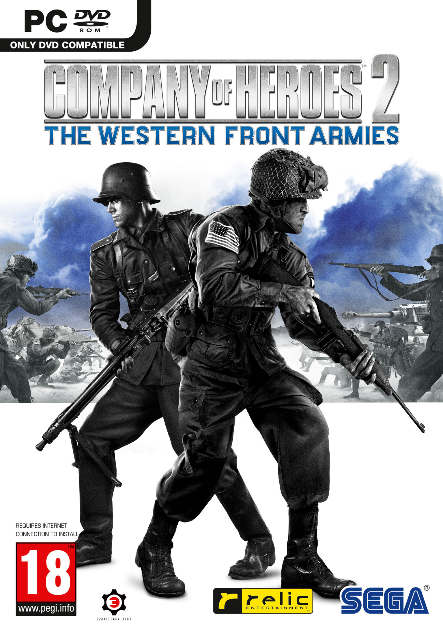 Company of Heroes 2: The Western Front Armies - pedn DVD obal
