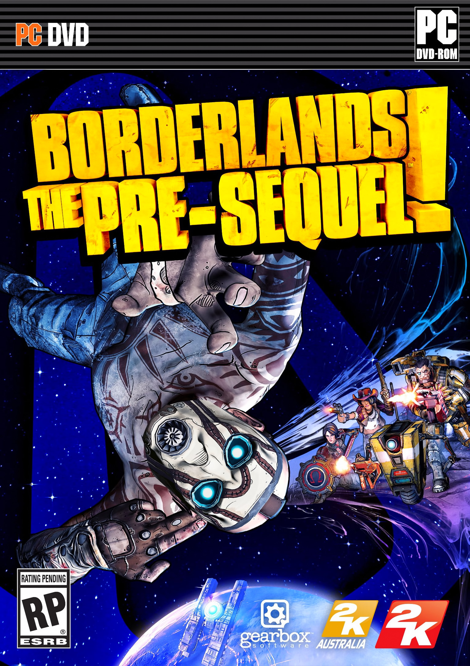 Borderlands: The Pre-Sequel - pedn DVD obal