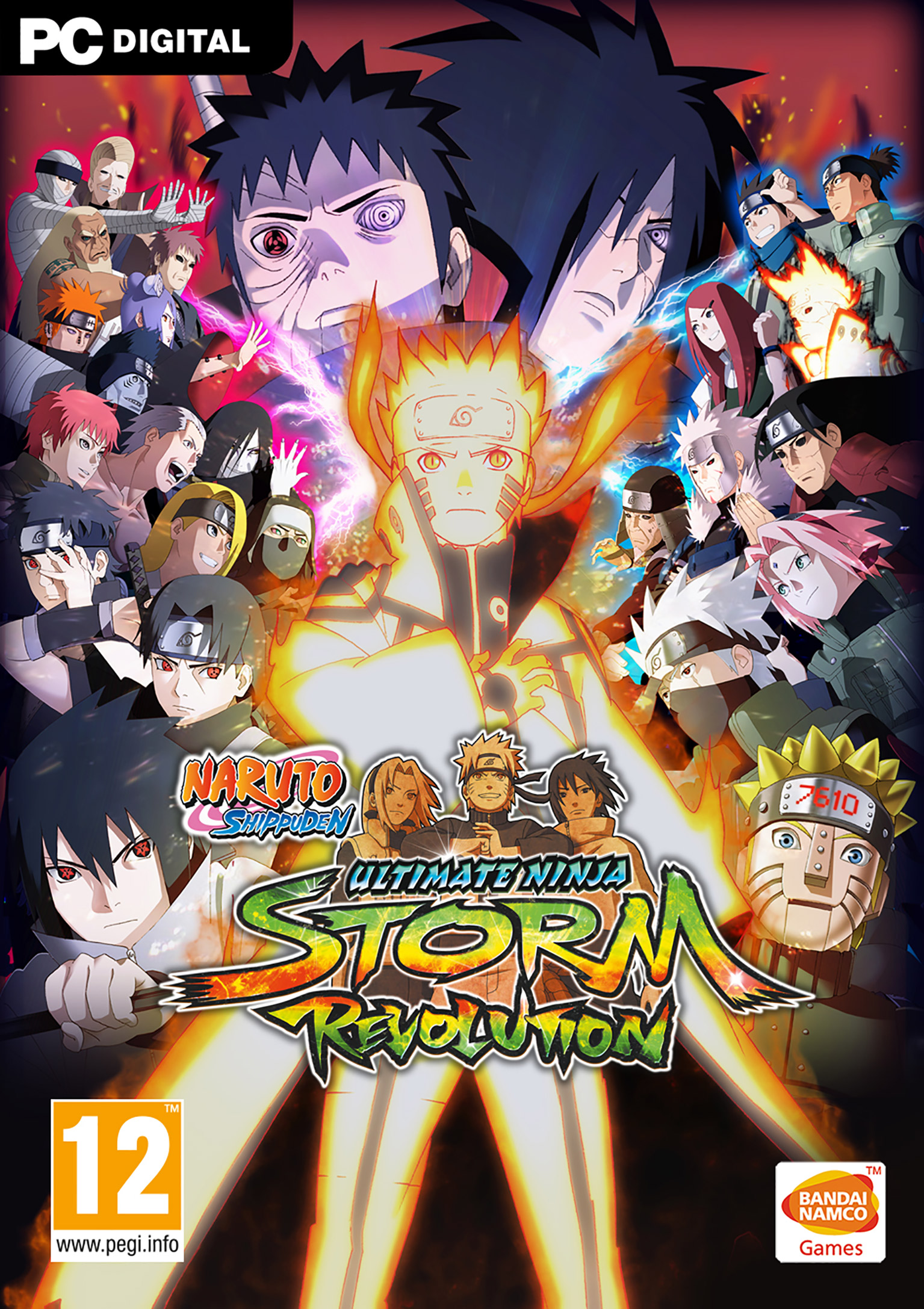 Naruto Shippuden: Ultimate Ninja Storm Revolution - pedn DVD obal