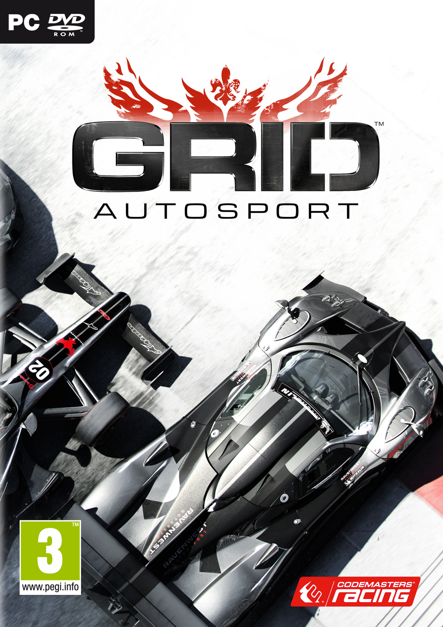 GRID: Autosport - pedn DVD obal
