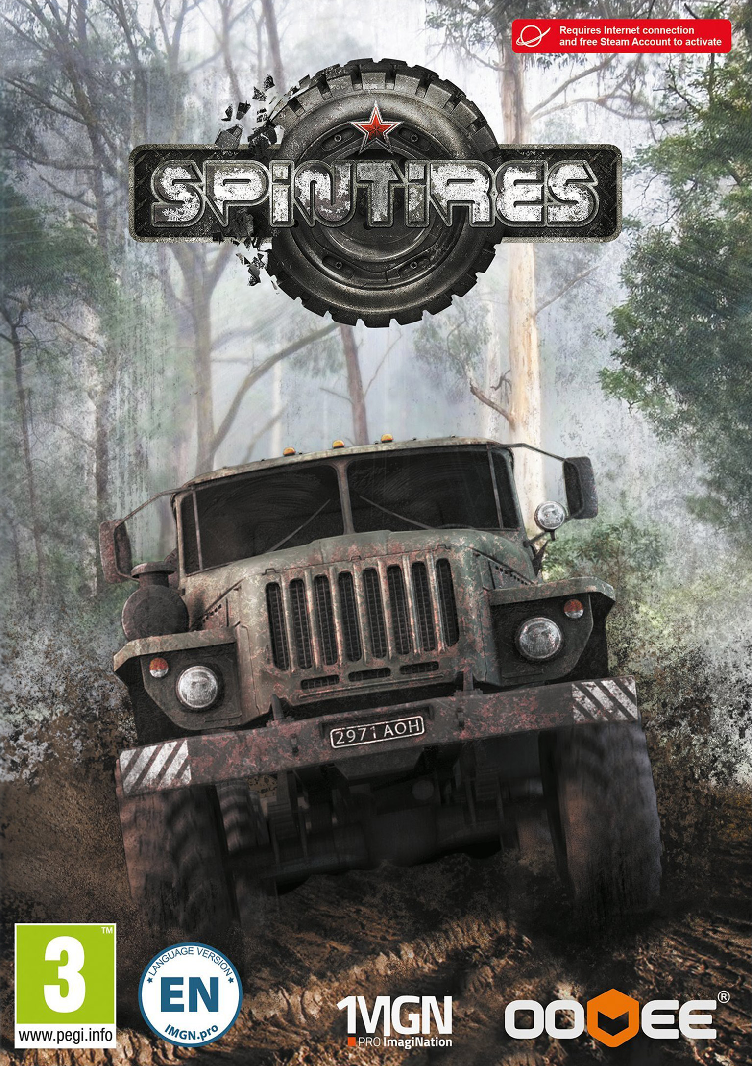 Spintires - pedn DVD obal