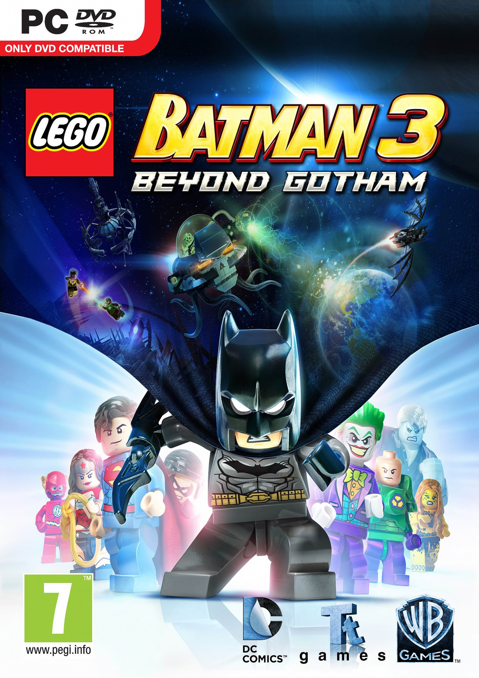 LEGO Batman 3: Beyond Gotham - pedn DVD obal