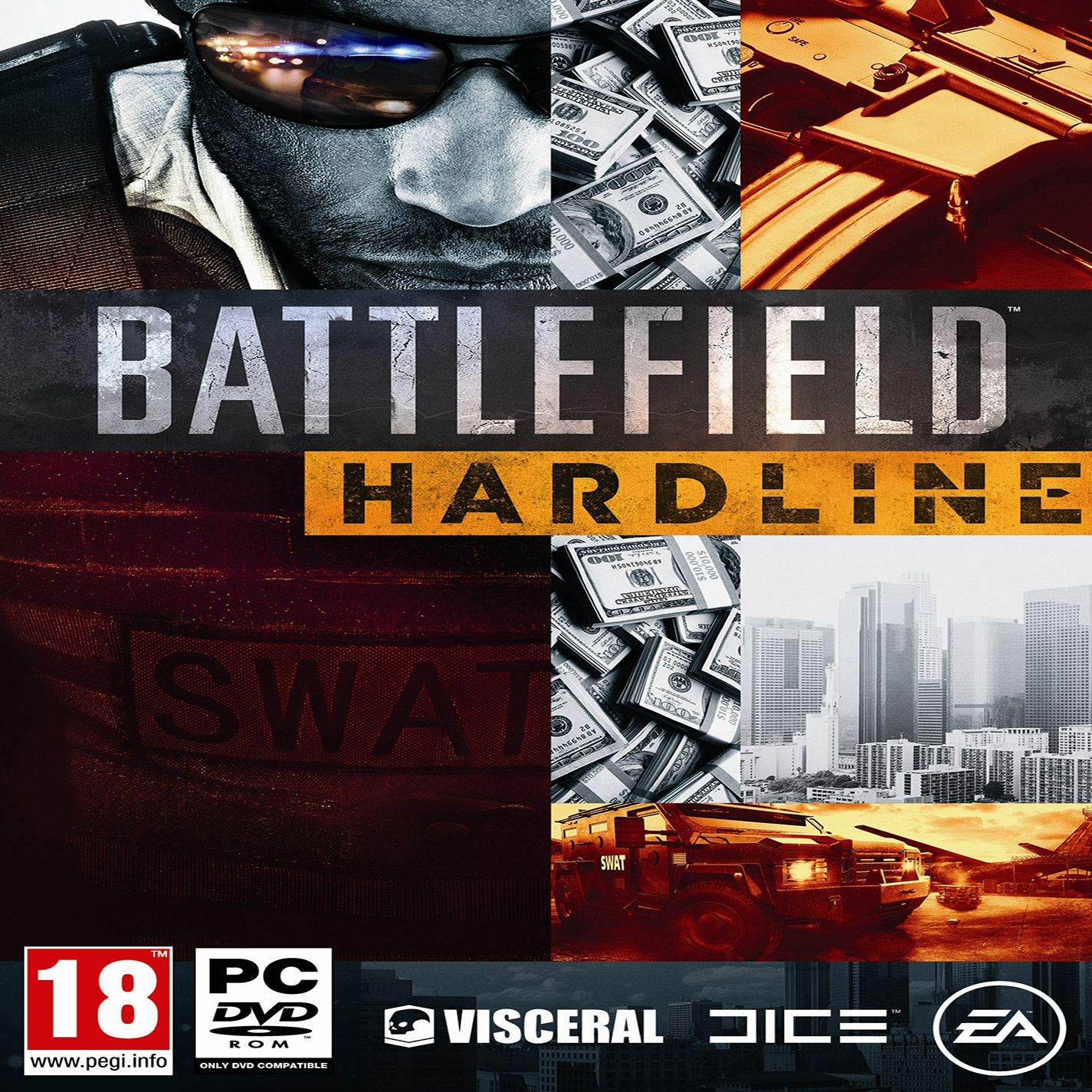 Battlefield: Hardline - pedn CD obal