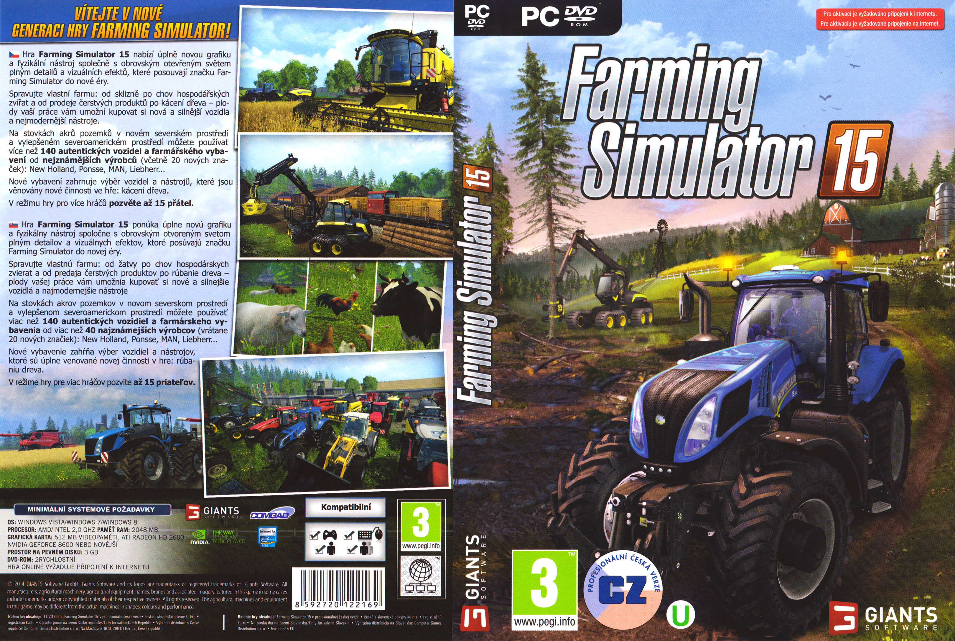 Farming Simulator 15 - DVD obal
