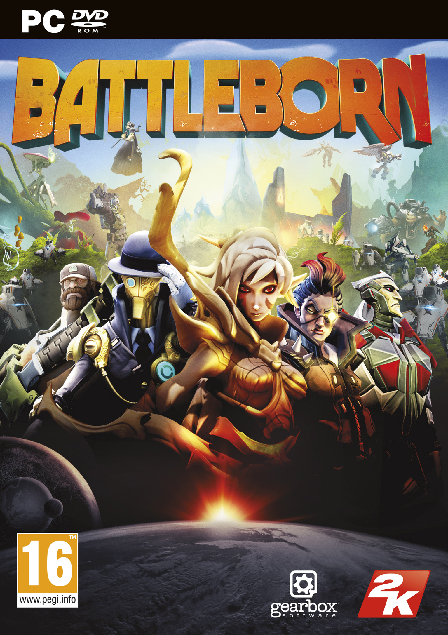 Battleborn - pedn DVD obal