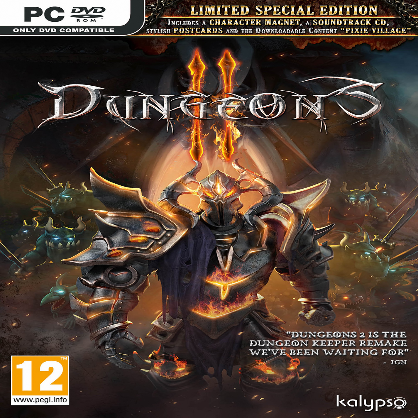 Dungeons 2 - pedn CD obal
