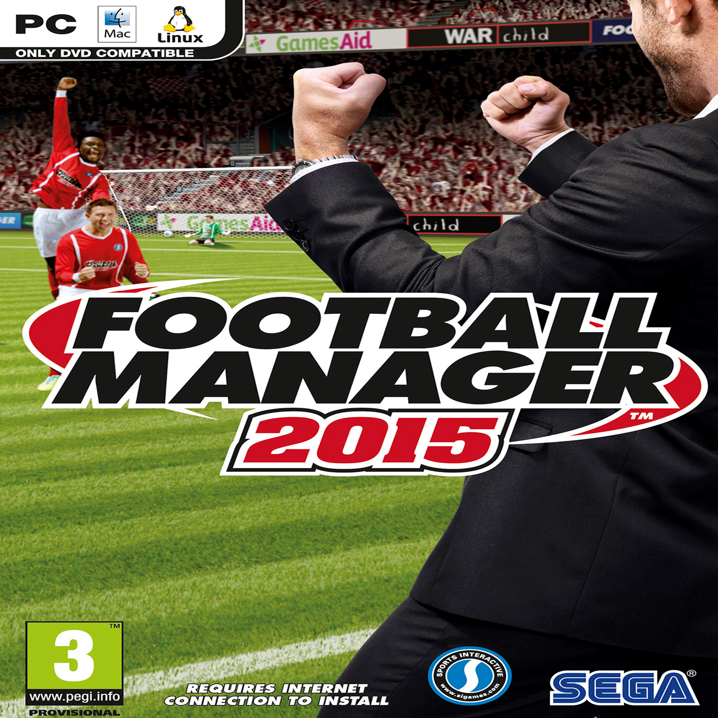 Football Manager 2015 - pedn CD obal