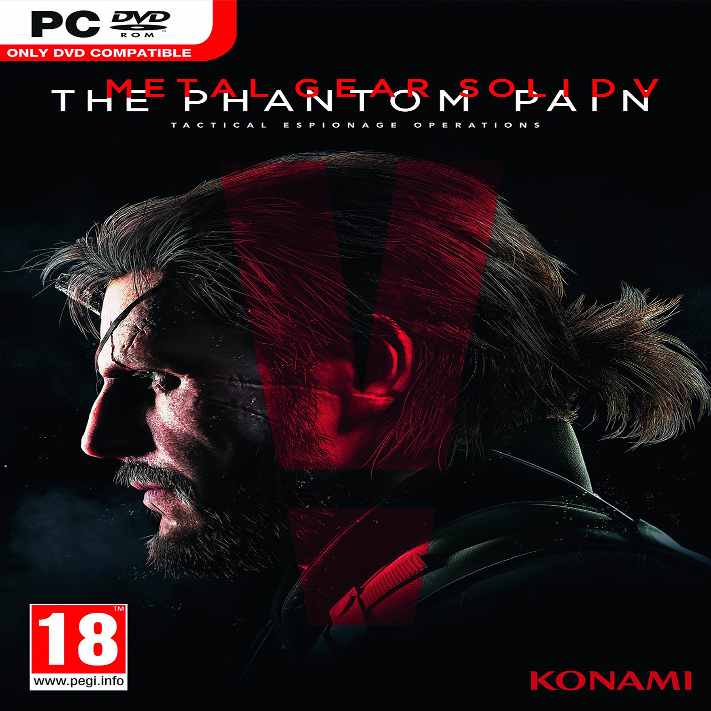 Metal Gear Solid V: The Phantom Pain - pedn CD obal