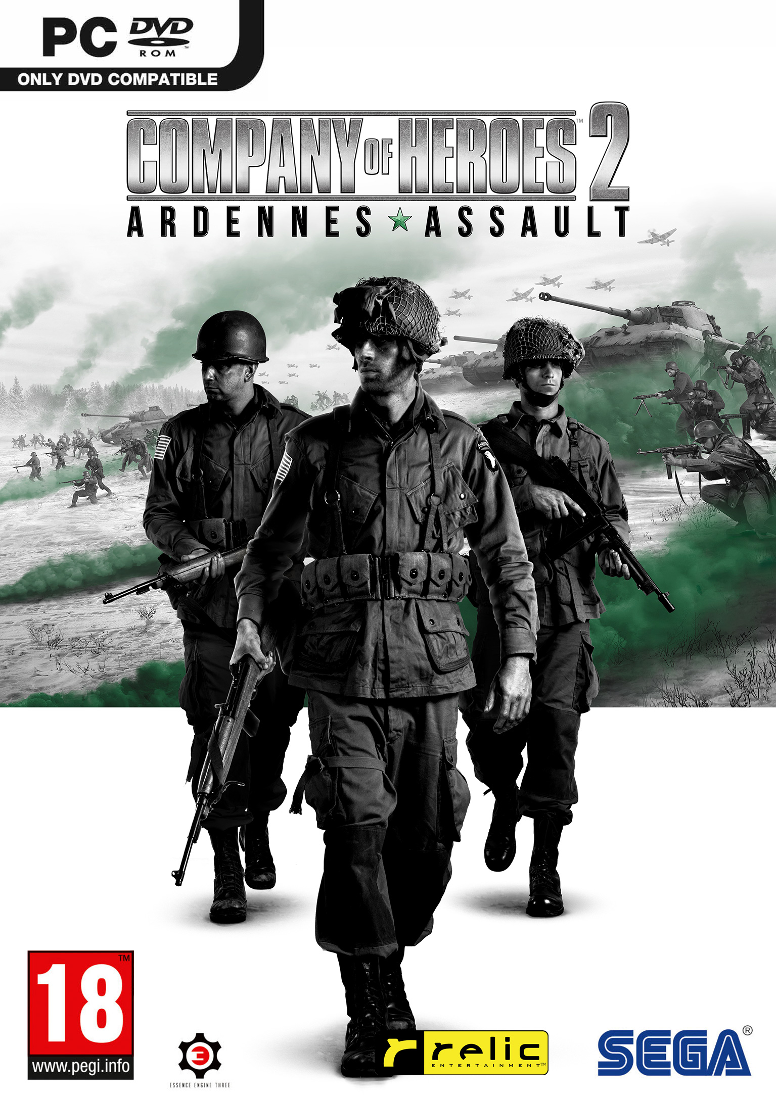 Company of Heroes 2: Ardennes Assault - přední DVD obal