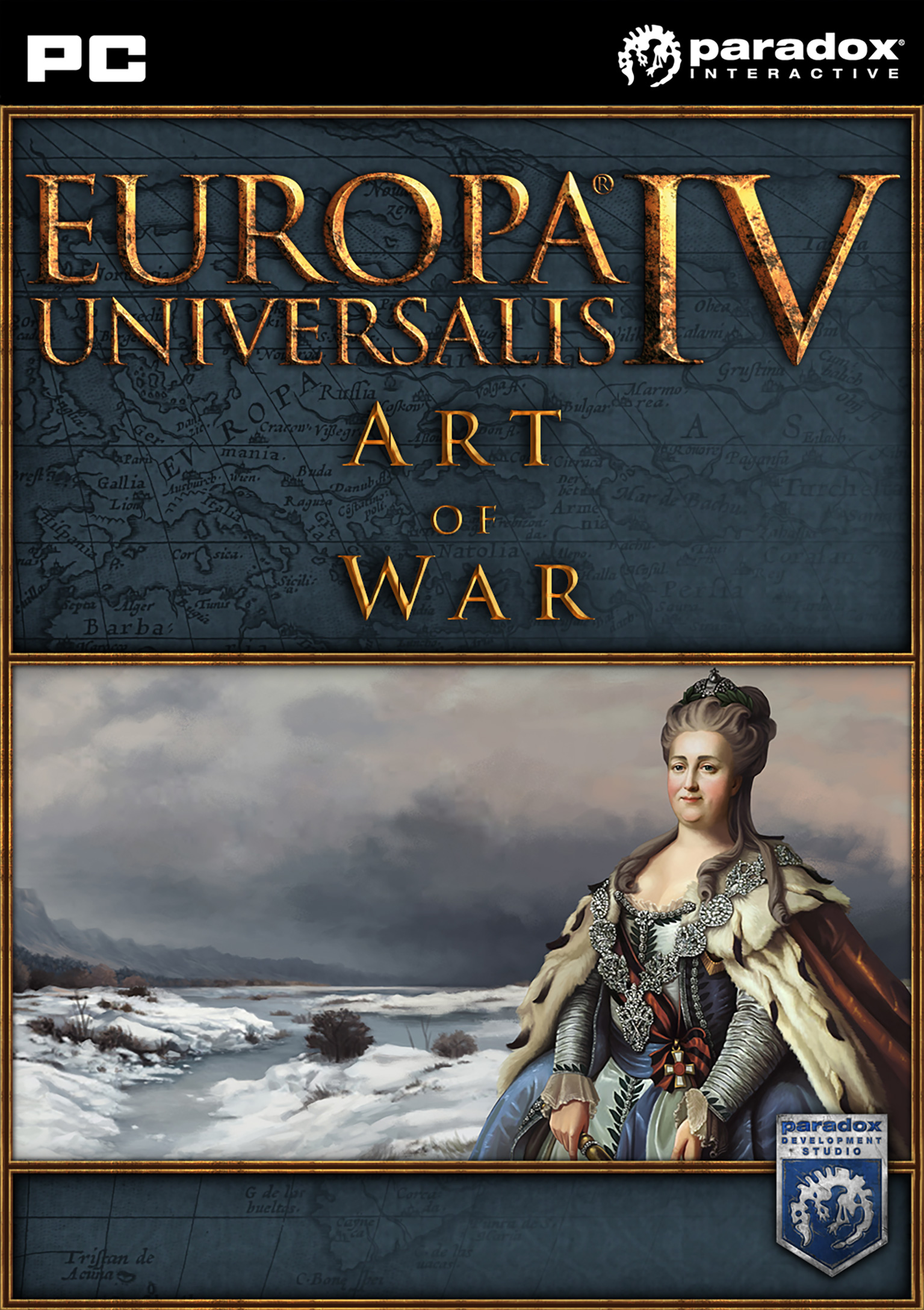 Europa Universalis IV: Art of War - pedn DVD obal