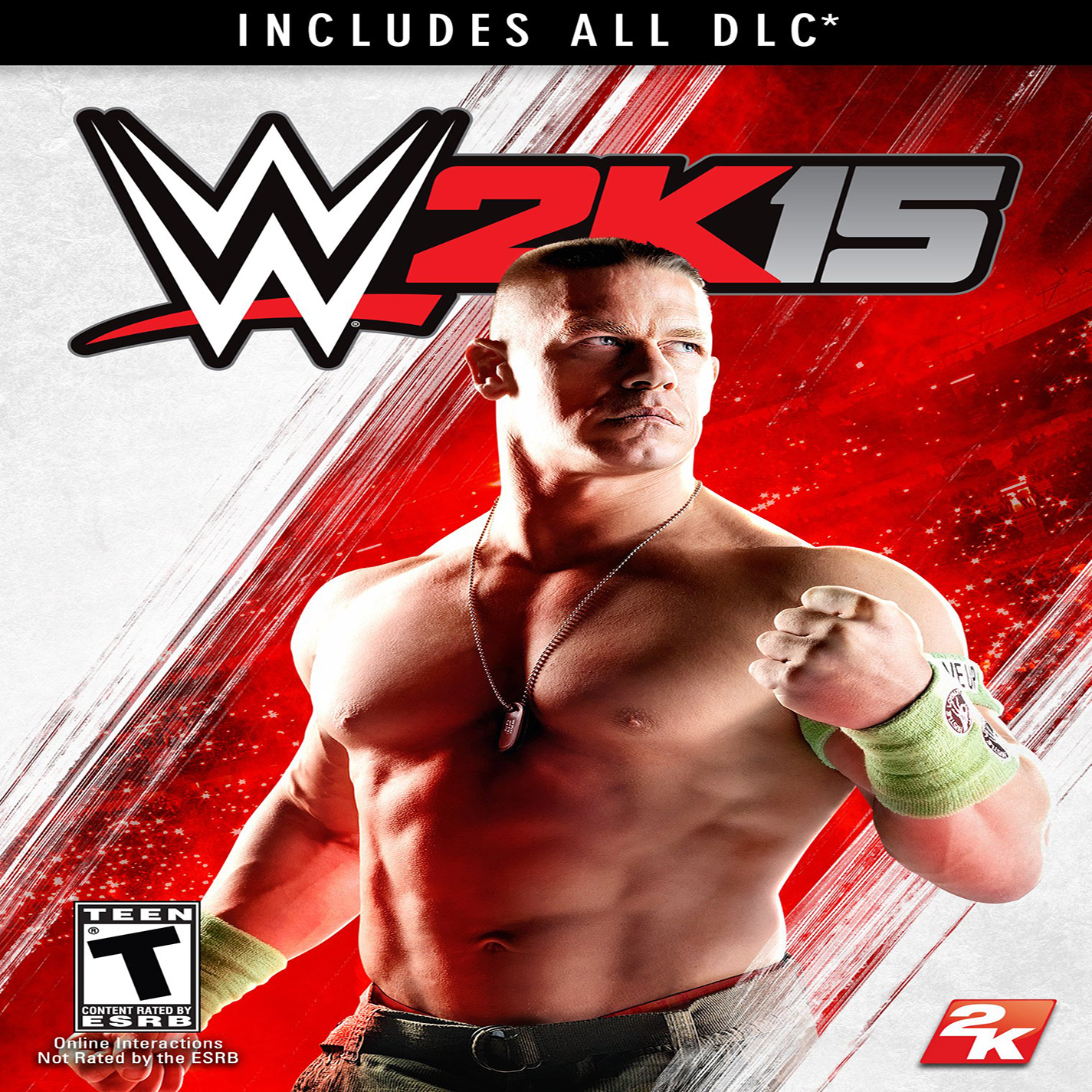 WWE 2K15 - přední CD obal