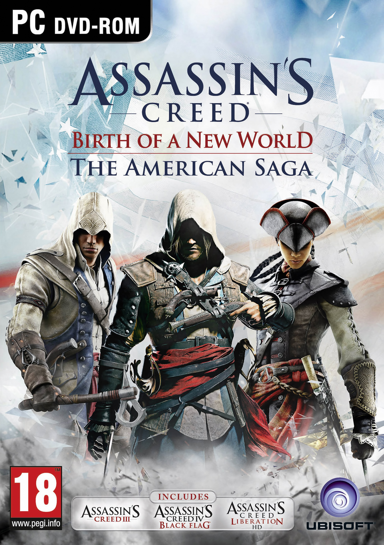 Assassin's Creed: Birth of a New World - The American Saga - pedn DVD obal