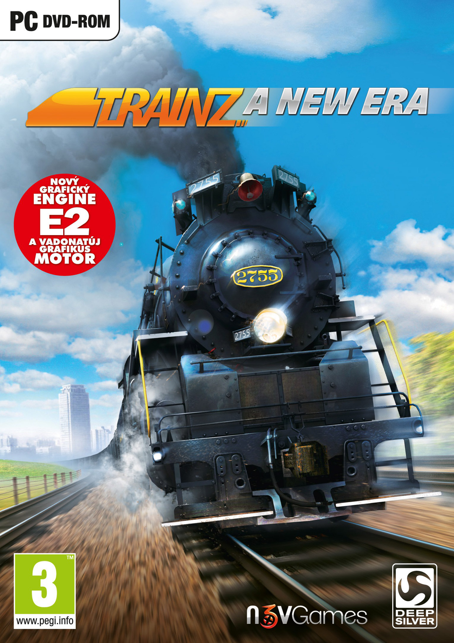 Trainz: A New Era - pedn DVD obal