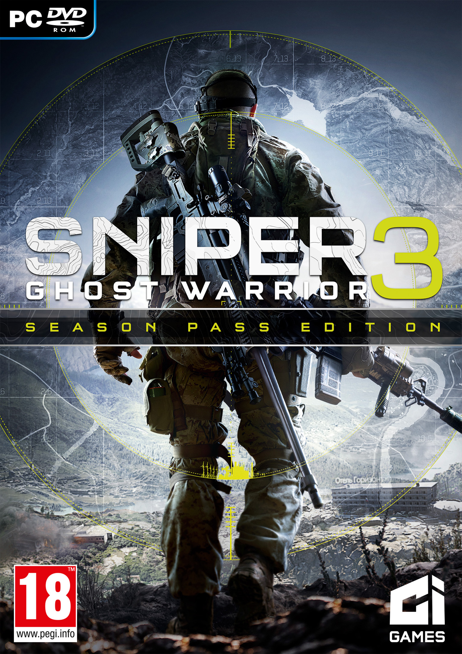 Sniper: Ghost Warrior 3 - pedn DVD obal