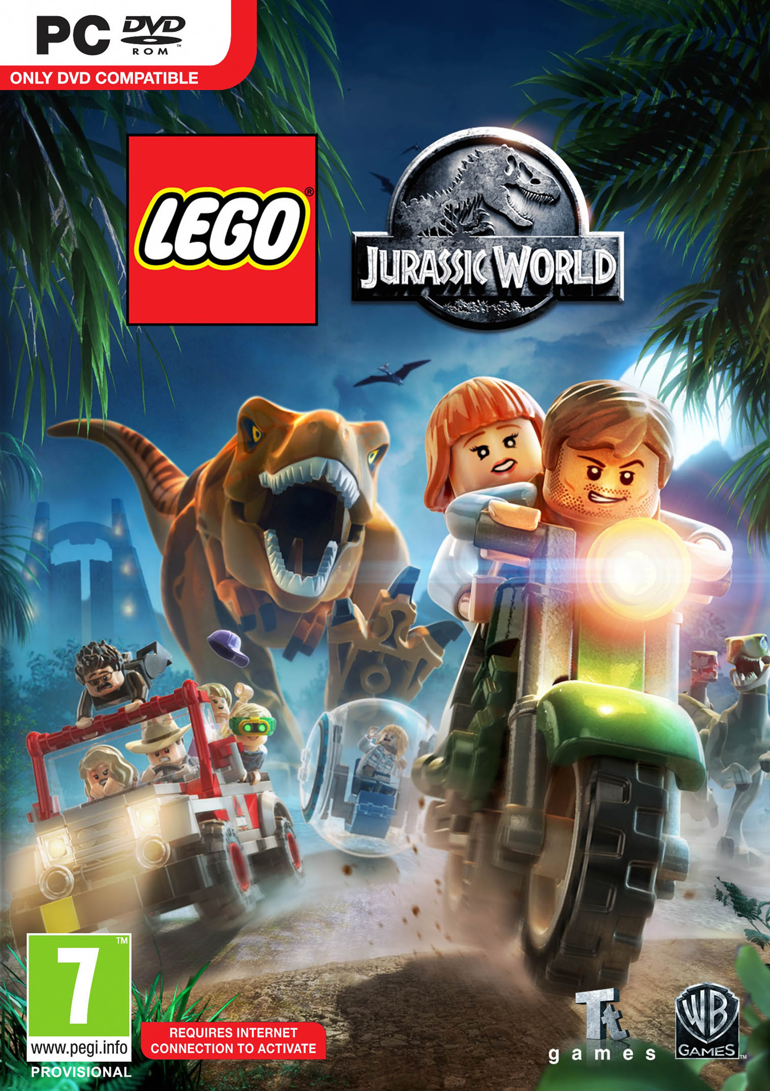 LEGO Jurassic World - pedn DVD obal