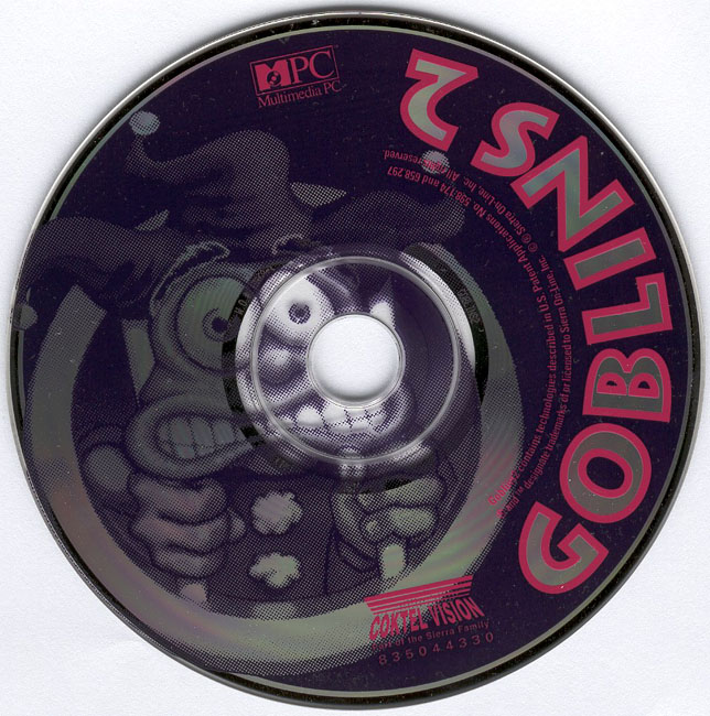 Gobliins 2: The Prince Buffoon - CD obal