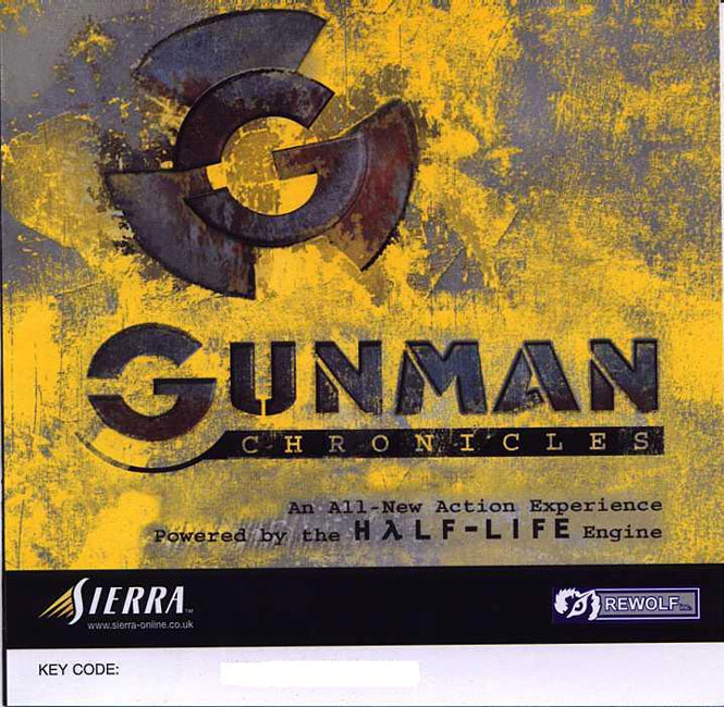 Gunman Chronicles - pedn CD obal