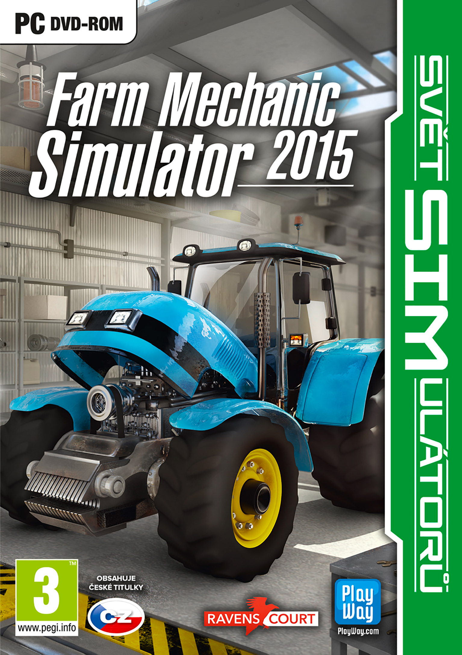Farm Mechanic Simulator 2015 - pedn DVD obal