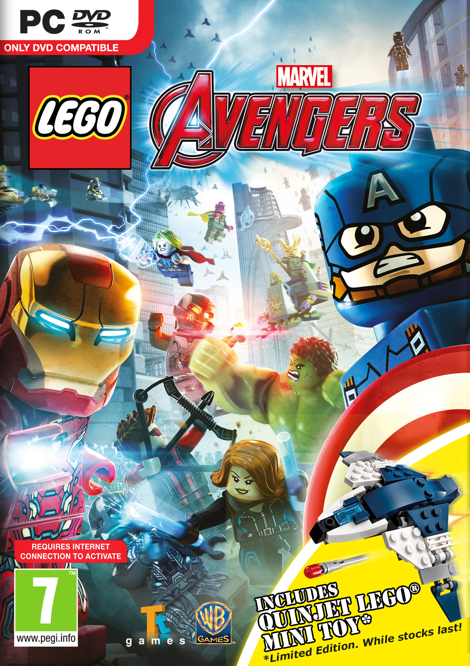 LEGO Marvel Avengers - pedn DVD obal