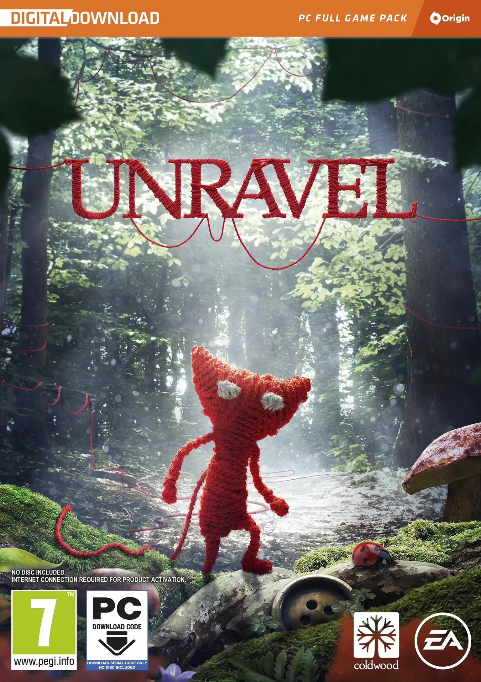 Unravel - pedn DVD obal