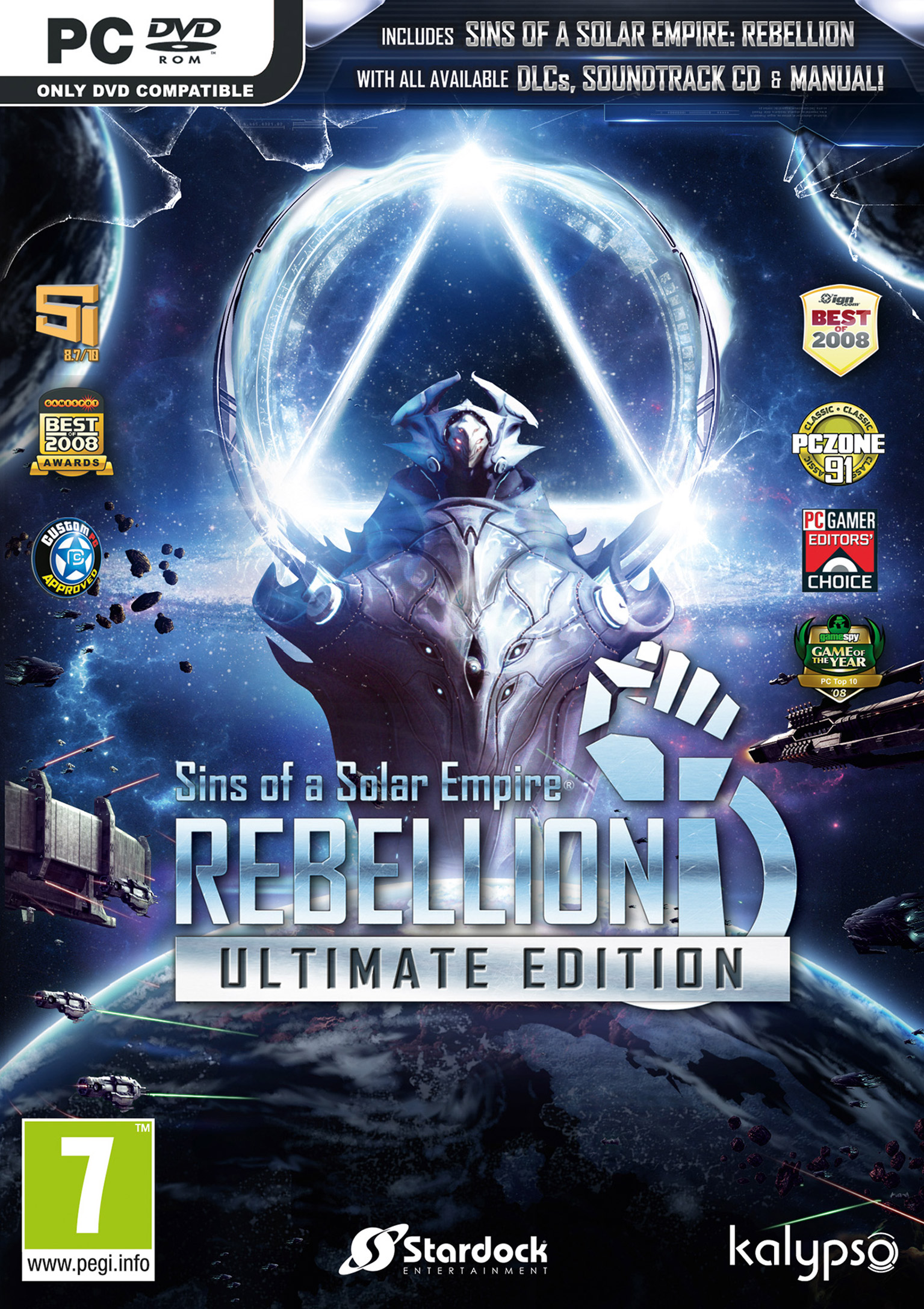Sins of a Solar Empire: Rebellion - Ultimate Edition - pedn DVD obal